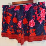 Anthropologie Ett Twa Wynnewood High Waisted Floral Elastic Waist Shorts Photo 2