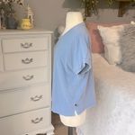 Gap  Cotton Short Sleeve Women's Dusty Blue Top Photo 2