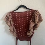 Free People butterfly sleeve crop Photo 4