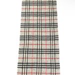Burberrys Checkered Scarf in Red, Black, and Cream Photo 2