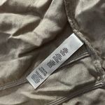 Chico's 1 beige khakis knitted embroidered open vest Photo 3