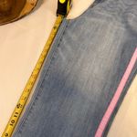 Talbots  Modern Ankle Blue Jeans with Pink Side Stripes Women’s Size 14 Photo 5