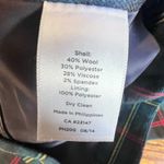 Talbots  Heritage Tartan Plaid Pants Size 8 Wool Blend Straight Leg Trousers Prep Photo 3