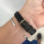 Anne Klein Vintage Women’s Stainless Steel Japan Watch Silver Gold Leather Watch Photo 1