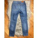 Madewell  9 High Rise Skinny Cropped Blue Distressed Jeans Size 24 Photo 4