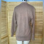 Vintage Cervelle tan black crew neck long sleeve sweater top shirt size large Photo 2