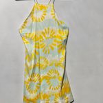 ZARA halter tie dye sleeveless mini backless satin dress Photo 6