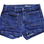 Gap Womens Jeans 2016 Patch Pocket Indigo Denim Jean Shorts - Sz 28 ( 6 ) Photo 0