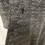H&M ⭐️ Grey Black Marled Crewneck Long Sleeve Fit & Flare Dress Size XSmall EUC Photo 2
