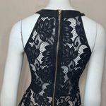 B Darlin B Darin Lace Floral Leaf Halter Ruffle Dress Photo 11