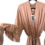 NEW NWT LUNYA Washable Silk Robe Delicate Pink Large/XL Photo 3