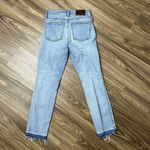 J. Crew Size 23 Jeans Vintage Straight Eco in Light Destroyed Vintage Wash Blue Photo 12