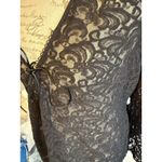 Delicates  Black Lace top Size‎ Xl Photo 2