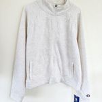 Champion  Sport SoftTouch Jacket Plus Size 2XLARGE Natural Heather Off white Photo 4