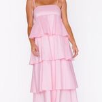 Show Me Your Mumu  Meet Cute Dress In Light Pink Taffeta Photo 6