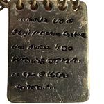 Gold tone love letters bow necklace Photo 9