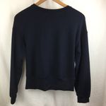 Magaschoni  Blue Twist Waist Long Sleeve Top S NEW Photo 2