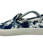 Madewell Sidewalk Tie Dye Slip On Canvas Sneakers Blue Womens Size 7.5 Photo 3