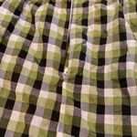 Urban Outfitters Daisy Street Faux Wrap Front Smock Dress Green Plaid Gingham Seer Sucker Size XS Photo 9