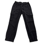 Sanctuary ‎ Cargo Pants Womens 25 Black Jogger Style Elastic Waist Anthropologie Photo 1