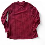 Ribbed Knit‎ Mock Turtleneck Purple Photo 2