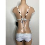 Norma Kamali New.  striped bikini. Retails $240. Medium Photo 5