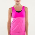 Lululemon  Hustle & bustle tank Neon pink activewear logo yoga casual workout Photo 0