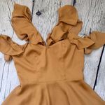 Lovers + Friends Deep Gold Trophy Dress Photo 6