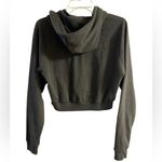 Gymshark  cropped training hoodie deep olive green Medium NWT Photo 2