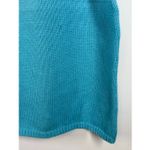 Talbots  women’s teal 100% Cotton heavy knit vest size XL NWT Photo 2