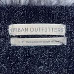 Urban Outfitters Solid Black Fuzzy Cropped Stretchy Crew Neck Sweater Small Photo 10