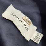 Significant Other Kelsie Gown Maxi Dress in Midnight Dark Navy One Shoulder Sz 6 Photo 7