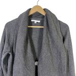 CAbi  Cozy Duster Cardigan Womens M Brown 100% Cotton Shawl Neckline Old Money Photo 2