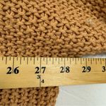 Polagram  Tan Chunky Knit Boxy Fit Sweater Womens S Fall Casual Oversized Classic Photo 5