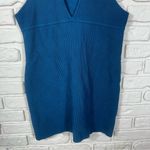 House of Harlow 1960 Ribbed Sleeveless Sweater Dress Size Large Blue Photo 4