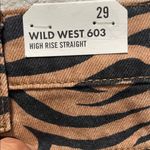 Wrangler  WOMEN'S HIGH RISE WILD WEST PURR PRINT STRAIGHT JEANS Photo 7