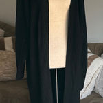 H&M Black Longline Cardigan Photo 0