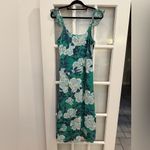 Roller Rabbit Roberta  Clovis Quinn Floral Hibiscus Tropical Midi Dress Size M Photo 1