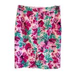 J.Crew  Tropical Print Basketweave Pencil‎ Skirt NWT - 2 Photo 9