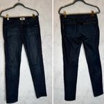 Paige Peg Skinny Jeans Dark Wash 28 Mid-Rise Denim Stretch Photo 2
