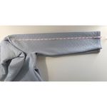 J.Crew  Quilted Geometric Print Cowl Neck Sweatshirt Light Blue Women's L EST Photo 9