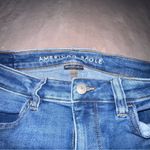 American Eagle  Outfitters Blue Skinny Jeans with Medium Wash Photo 5