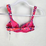 Rumored Womens Havana Bikini Swim Top Size XS Pink Red Purple Photo 6