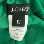J. Crew Women's Strappy Pullover Green Midi Dress Size 12 Sweetheart Neck Photo 1
