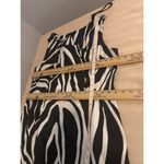 Dress Barn  Women’s Skirtdress Plus 20W Sleeveless Black & White Zebra Y2K Zipper Photo 8