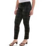 Zac and Rachel  Gray Plaid Pull On Ankle Pants Photo 1