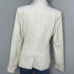 Old Navy Vintage Corduroy One Button Blazer Cream Beige Size Medium Photo 5