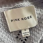 Pink Rose | Lavender Purple 2-pc Knit Floral Cropped Tank & Cardigan Set Sz S Photo 7