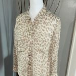Equipment .Leopard Print Button-Up Blouse Photo 0