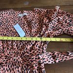 Love, Whit by Whitney Port Dotted Puffed Sleeve Dress Size XS NEW Brown Photo 10